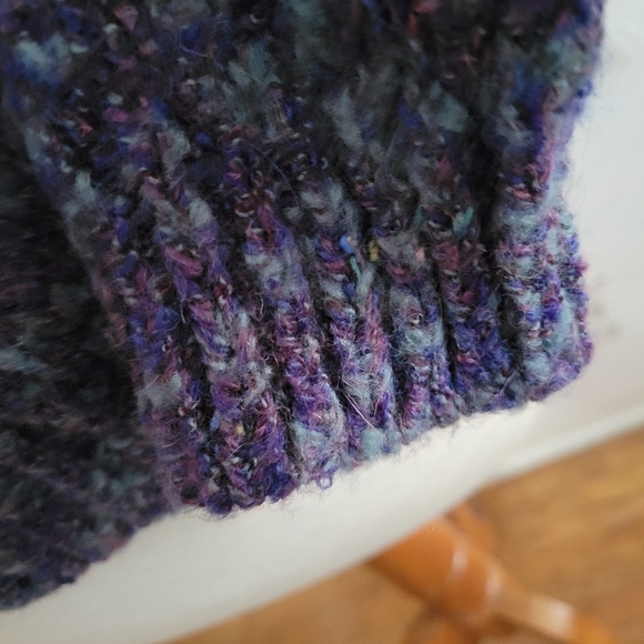 Vintage Herman Geist Sweater • Purple & Gray • Made In Italy • Size Small-Medium - Picture 5 of 6